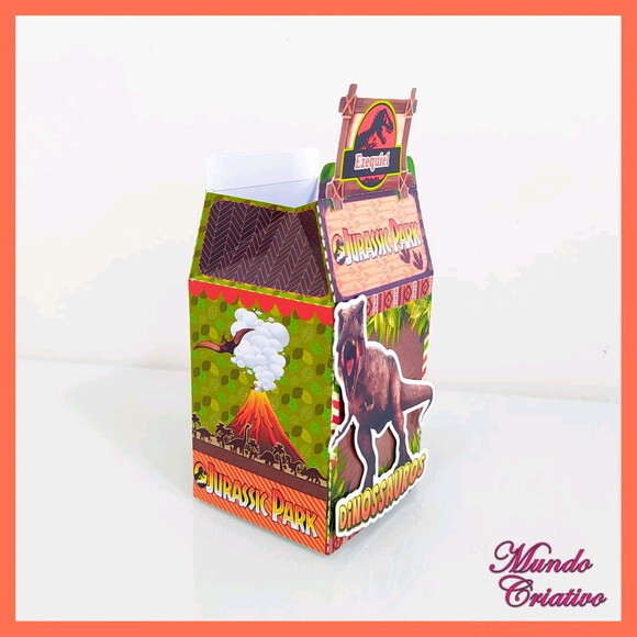 Caixa Milk Dinossauros
