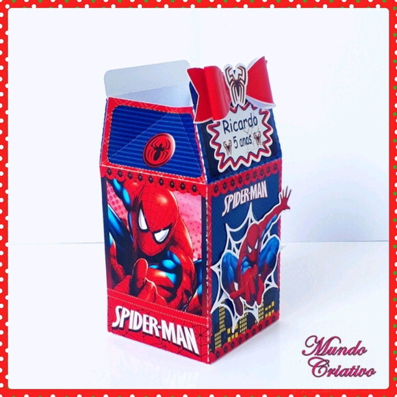 Caixa Milk Homem Aranha