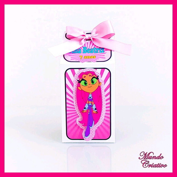 Caixa Milk Jovens Titãs Rosa