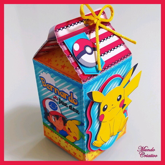 Caixa Milk Pokemon
