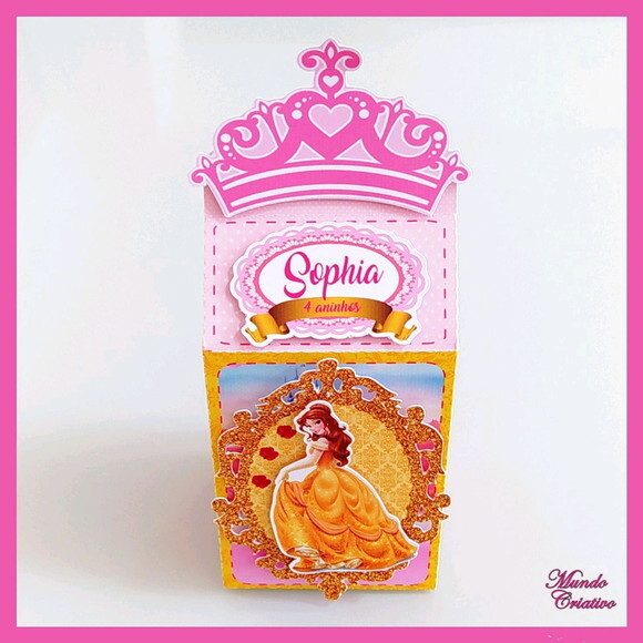 Caixa Milk Princesa Bela