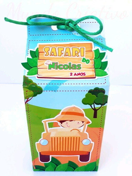 Caixa Milk Tema Safari