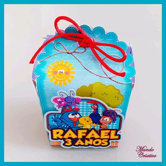 Caixa Personalizada Galinha Pintadinha