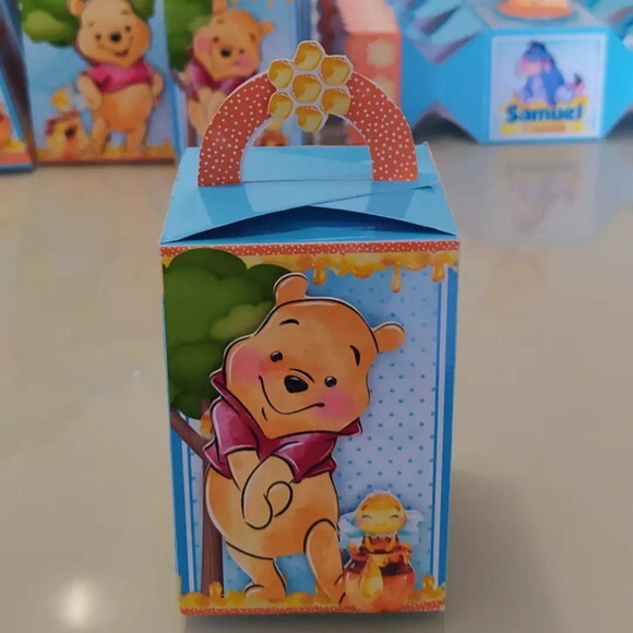 Caixa Personalizada Ursinho Pooh