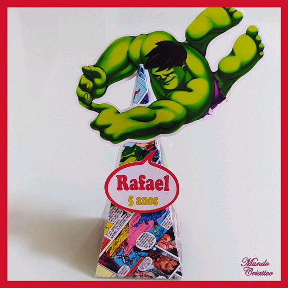 Caixa Pirâmide Hulk