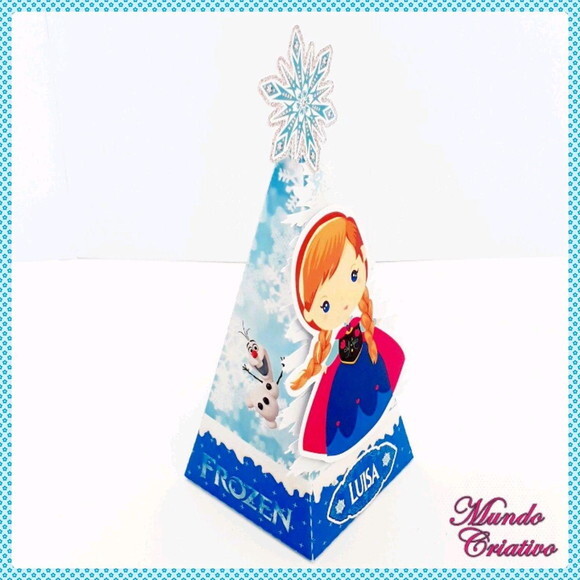 Caixa Pirâmide Frozen