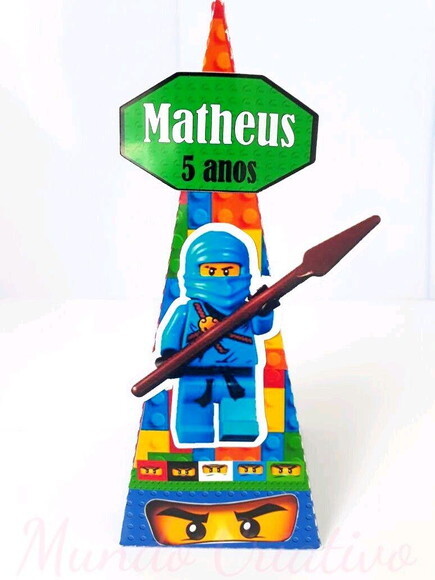Caixa Pirâmide Lego Ninjago