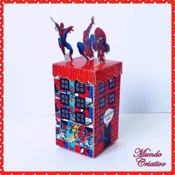 Caixa Prédio Homem Aranha