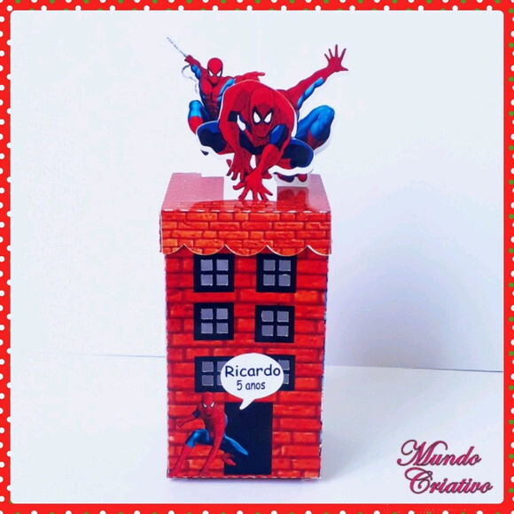 Caixa Prédio Homem Aranha