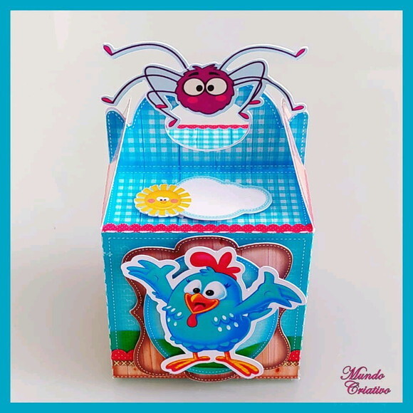 Caixa Sushi Galinha Pintadinha