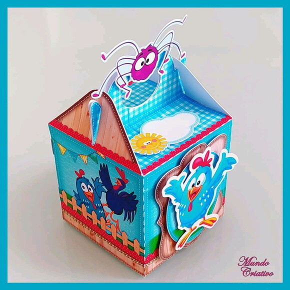 Caixa Sushi Galinha Pintadinha
