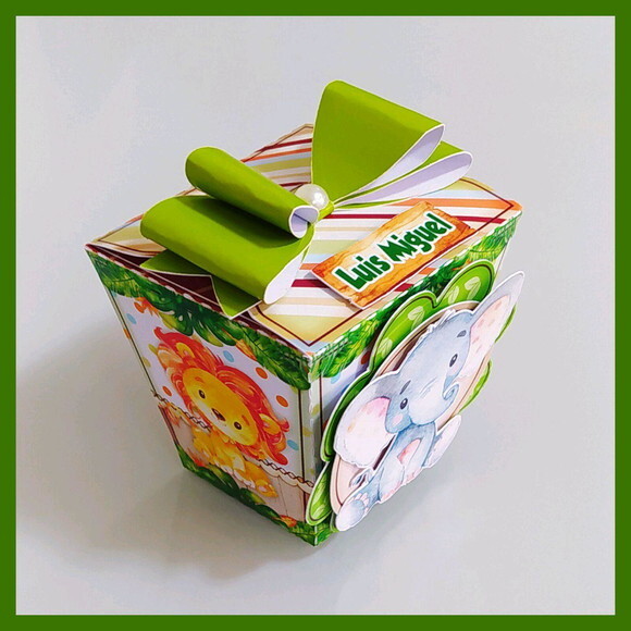 Caixa Sushi Tema Safari