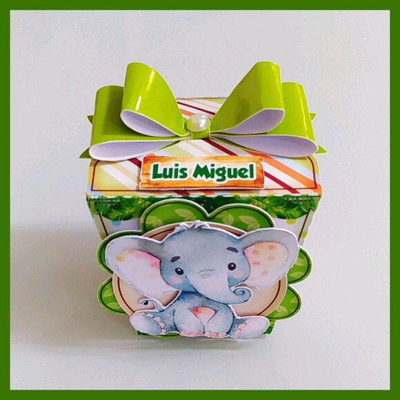Caixa Sushi Tema Safari