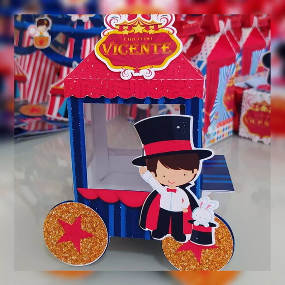 Carrinho de Pipoca Circo