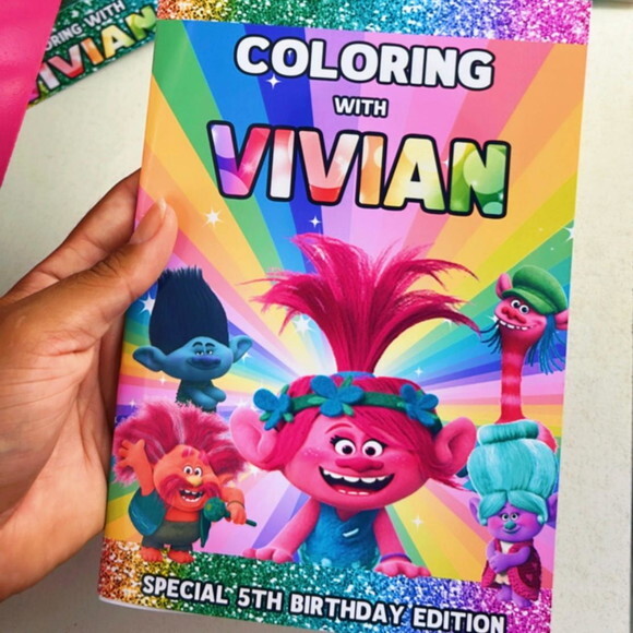 Kit Colorir Trolls