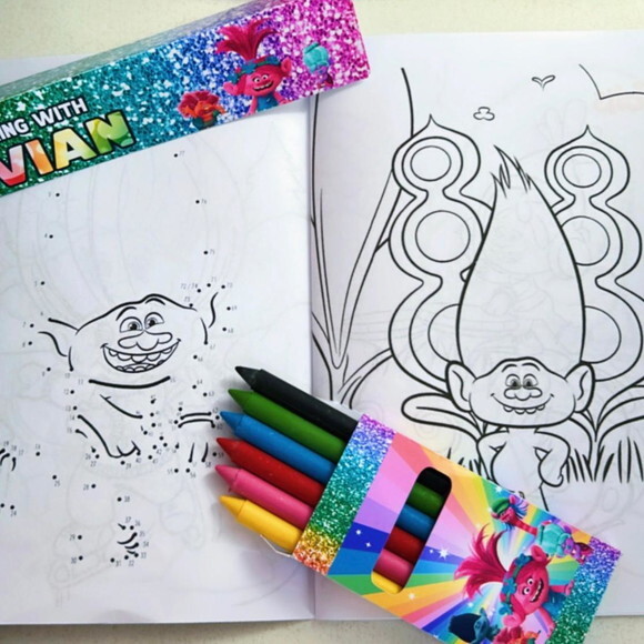Kit Colorir Trolls