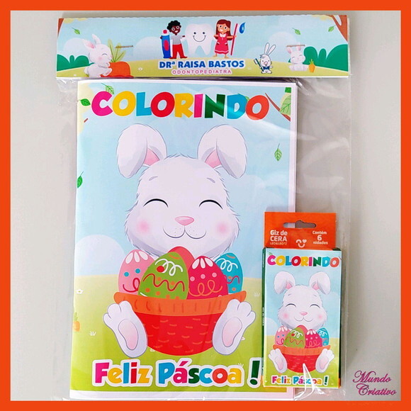 Kit Colorir Coelhinho