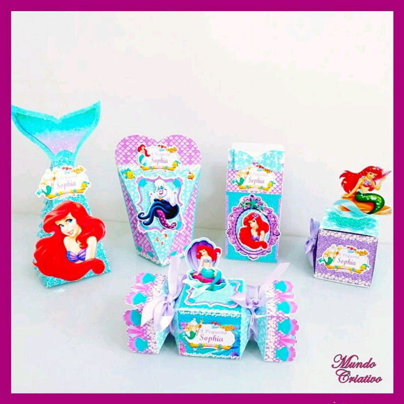 Kit Festa Pequena Sereia