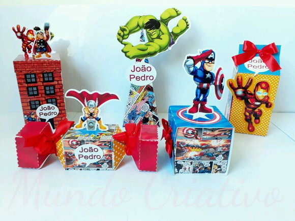 Kit Personalizados Avengers