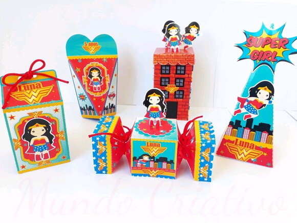 Kit Personalizados Mulher Maravilha