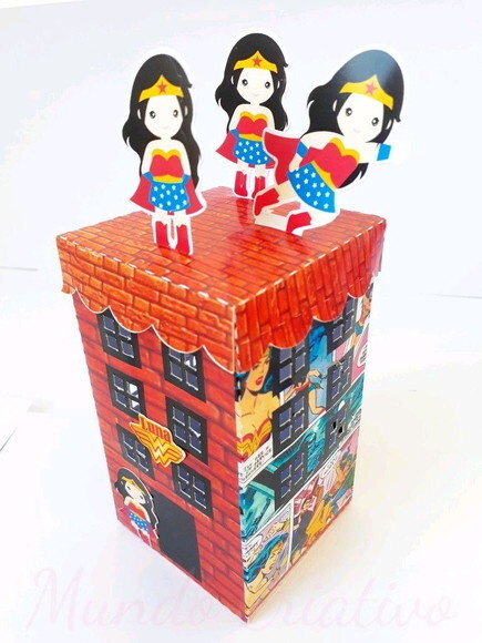 Kit Personalizados Mulher Maravilha