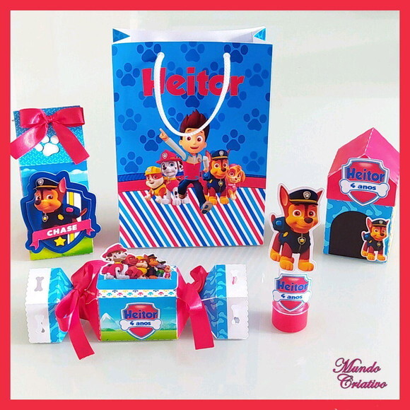 Kit Personalizados Patrulha Canina