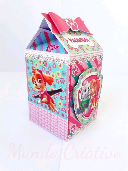 Kit Personalizados Patrulha Canina Rosa