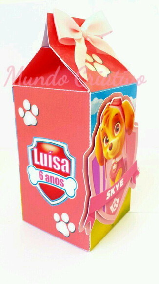 Kit Personalizados Patrulha Canina Rosa