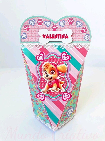 Kit Personalizados Patrulha Canina Rosa