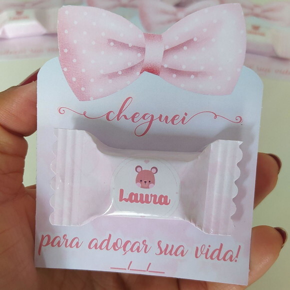 Lembrancinha Maternidade - Balinhas - Chá de Bebê