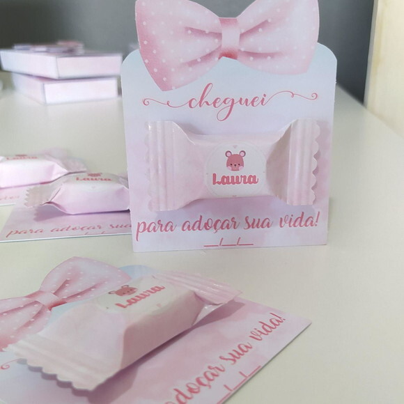 Lembrancinha Maternidade - Balinhas - Chá de Bebê
