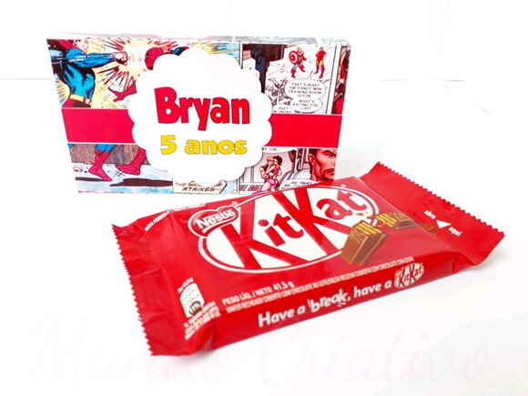 Porta Kit Kat Vingadores