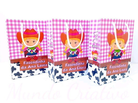 Sacolinha Fazendinha Menina
