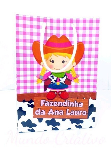 Sacolinha Fazendinha Menina