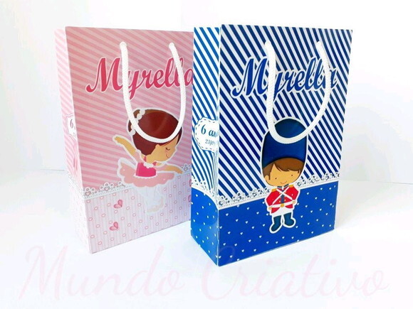 Sacolinha Personalizada Bailarina