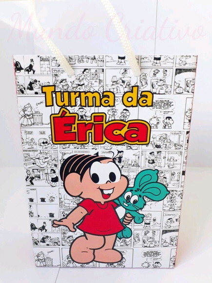 Sacolinha Personalizada da Mônica