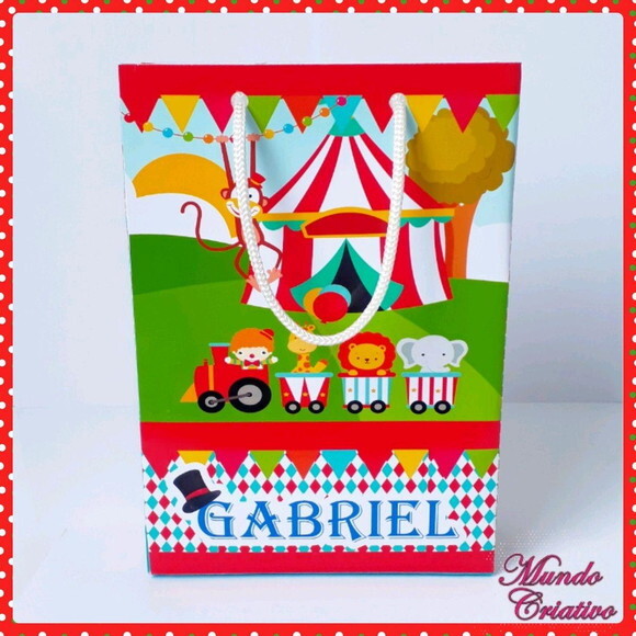 Sacolinha Personalizada Circo