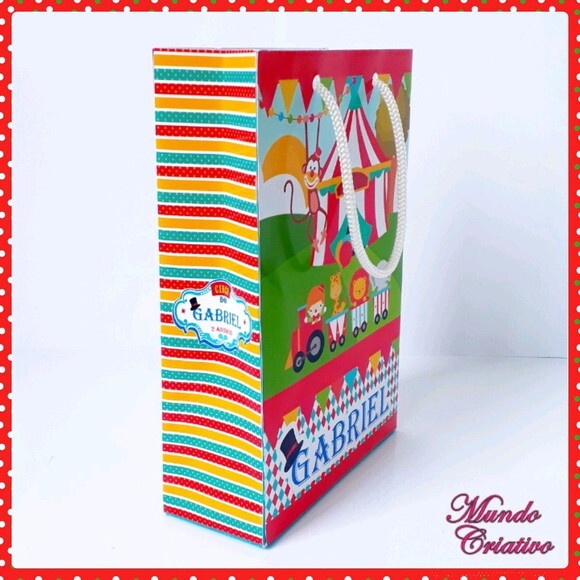 Sacolinha Personalizada Circo
