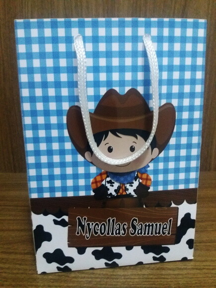Sacolinha Personalizada fazendinha
