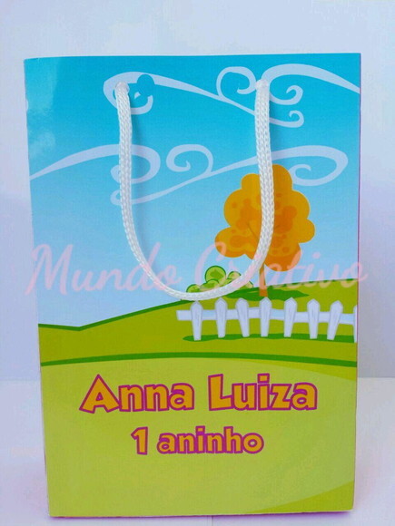 Sacolinha Personalizada Galinha Pintadinha