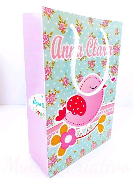 Sacolinha Personalizada Jardim Encantado