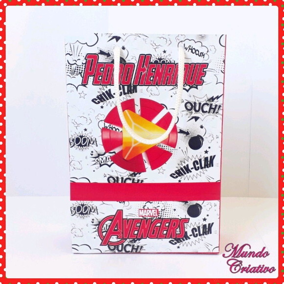 Sacolinha Personalizada Vingadores