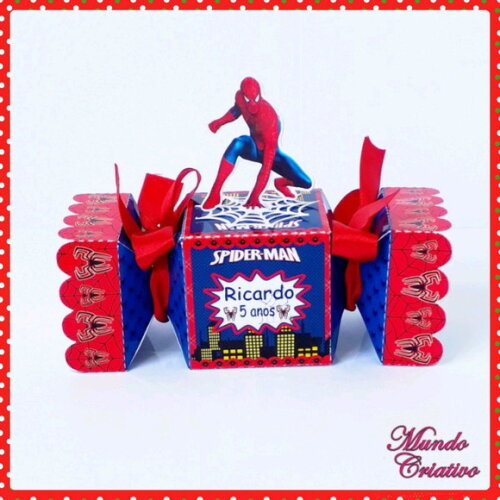 Caixa Bala Homem Aranha