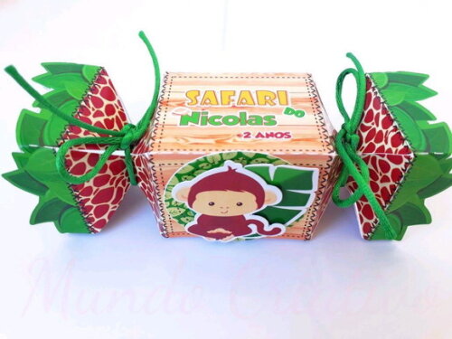 Caixa Bala Tema Safari