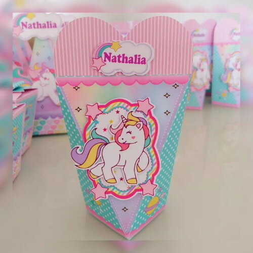 Caixa Coração Unicornio