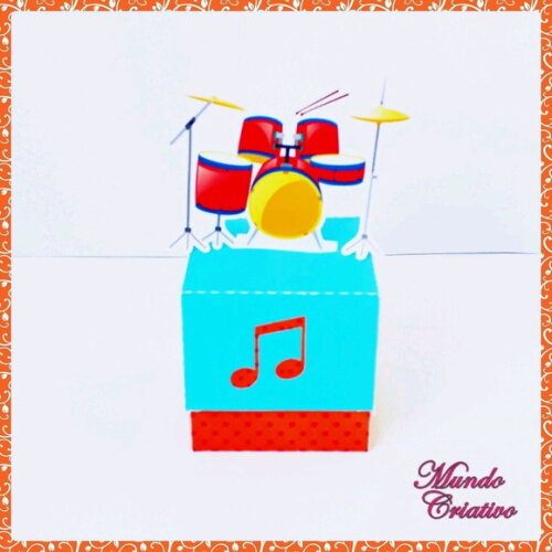 Caixa Cubo Tema Música