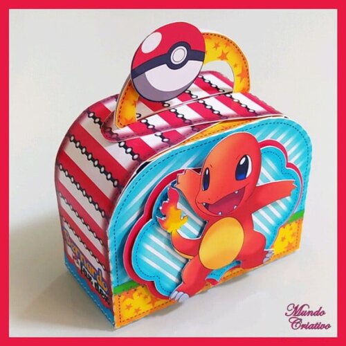 Caixa Maletinha Pokemon