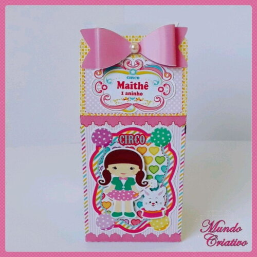 Caixa Milk Circo Rosa