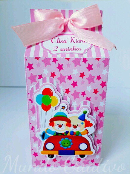 Caixa Milk Circo Rosa