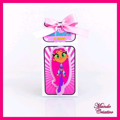 Caixa Milk Jovens Titãs Rosa